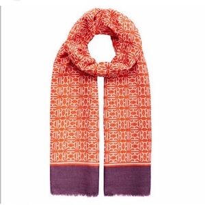 India Hicks Heritage Scarf Poppy Red